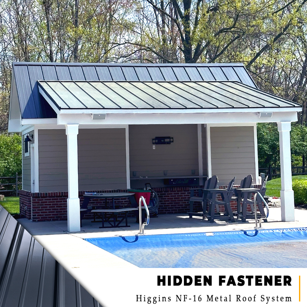 New Hidden Fastener Metal Roof in Loveland, OH