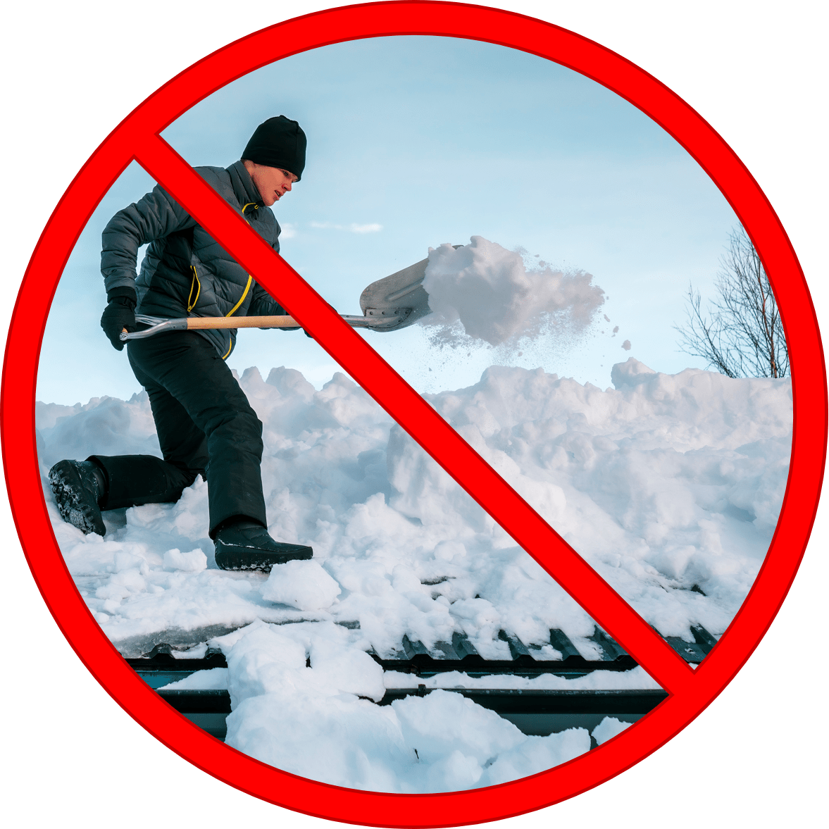 Snow Clearing Caution