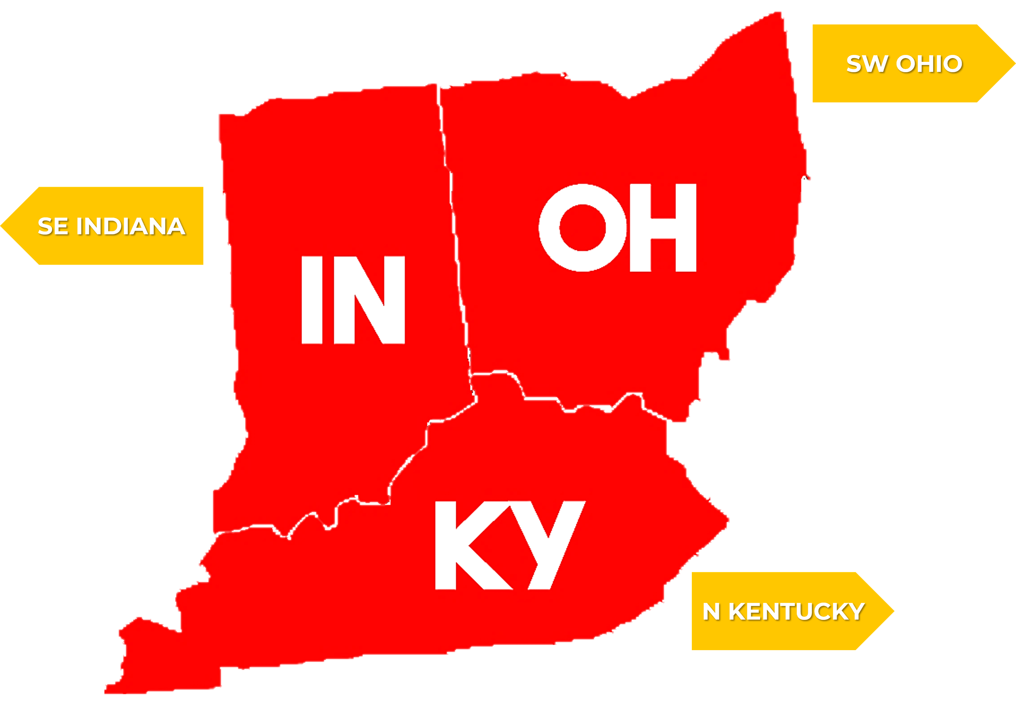 Cincinnati Service Areas