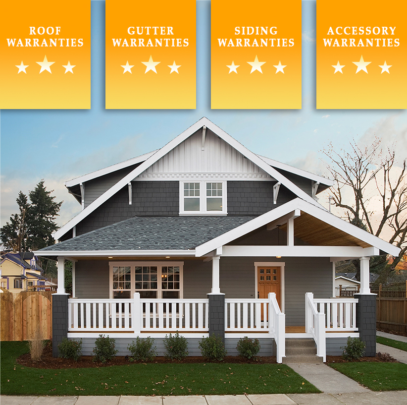 Warranties For Roofs, Gutters, And Siding